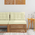 vidaXL Sofa środkowa na zewnątrz Lite Drewno Akacji Naturalny