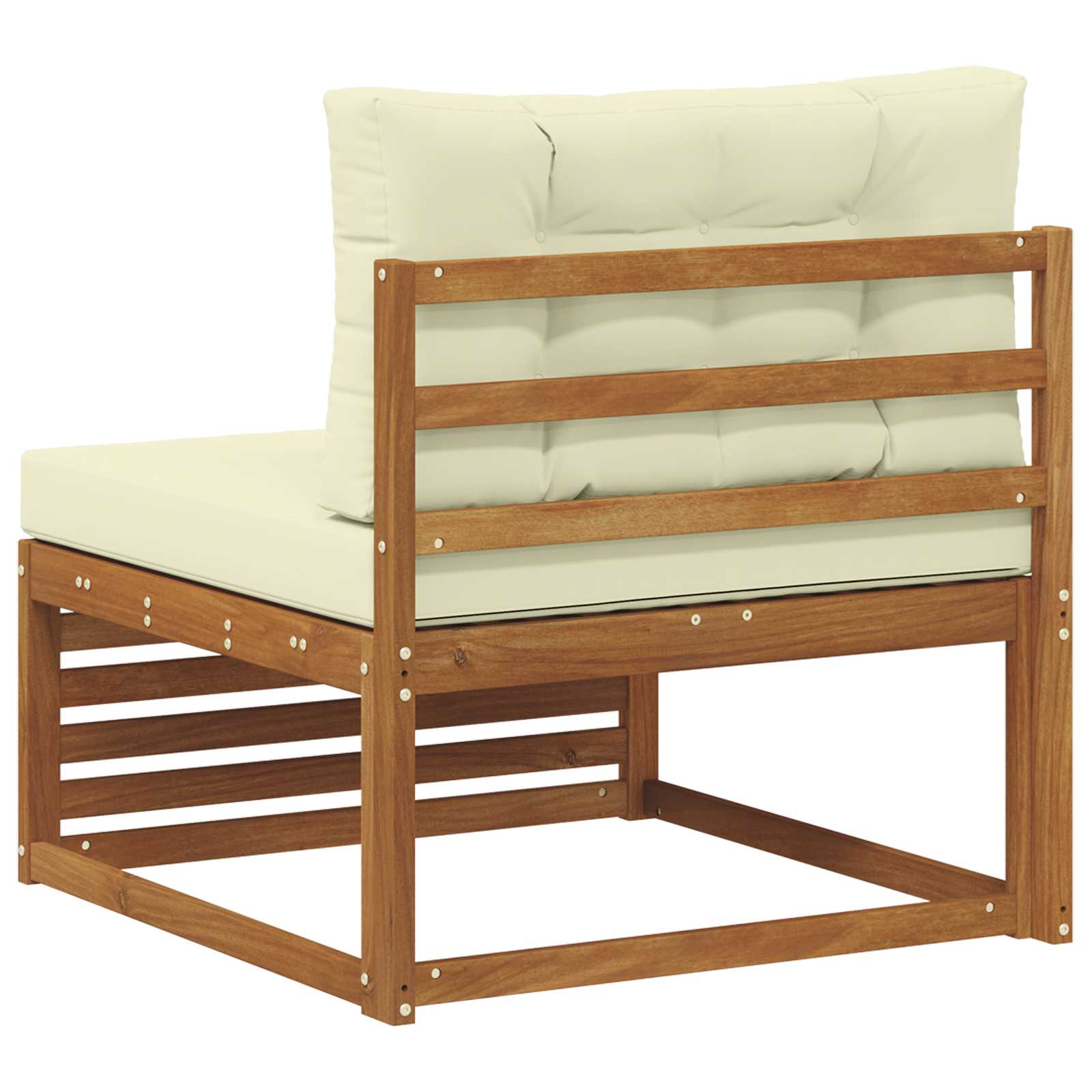 vidaXL Sofa środkowa na zewnątrz Lite Drewno Akacji Naturalny