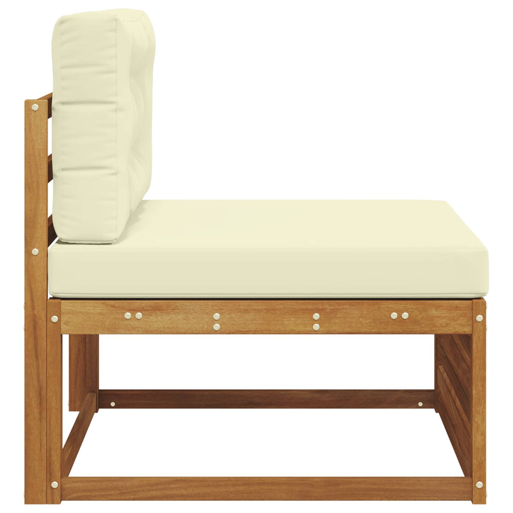 vidaXL Sofa środkowa na zewnątrz Lite Drewno Akacji Naturalny
