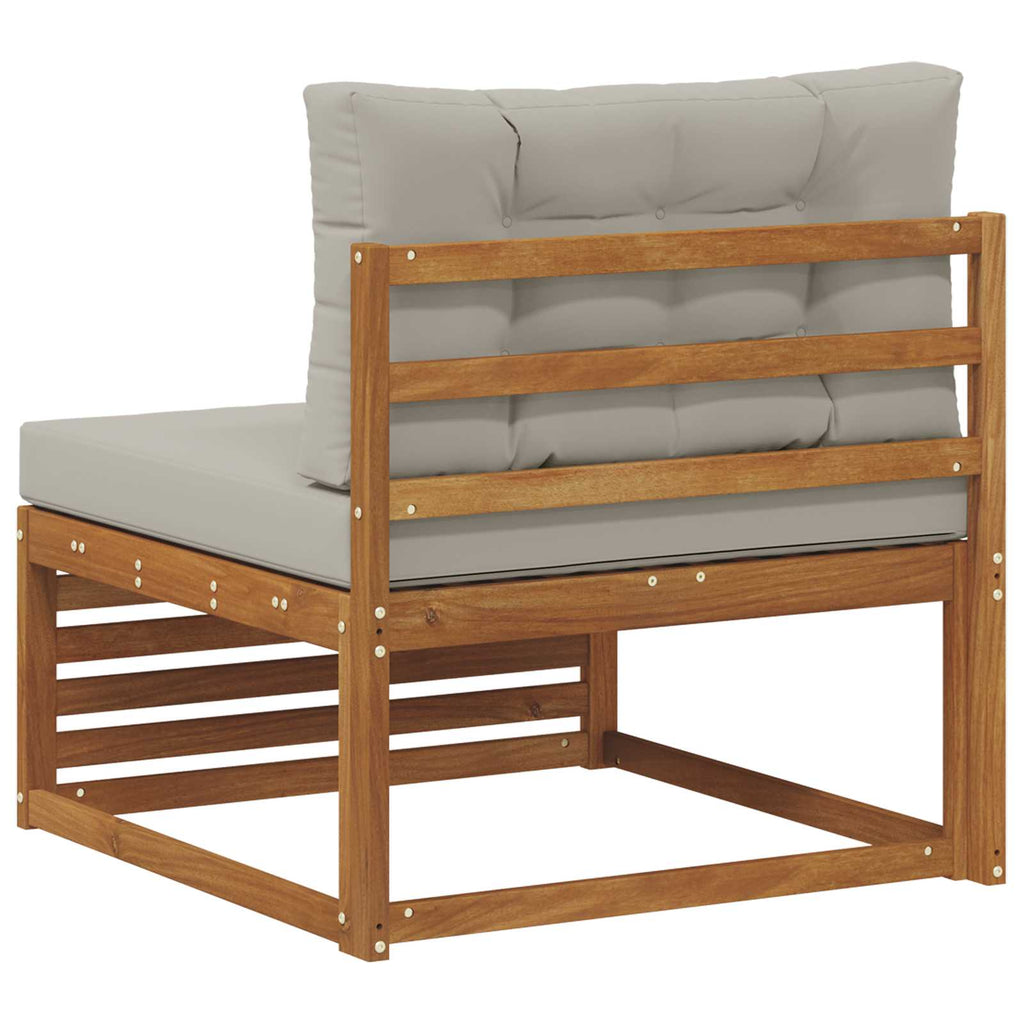 vidaXL Sofa środkowa na zewnątrz Lite Drewno Akacji Naturalny
