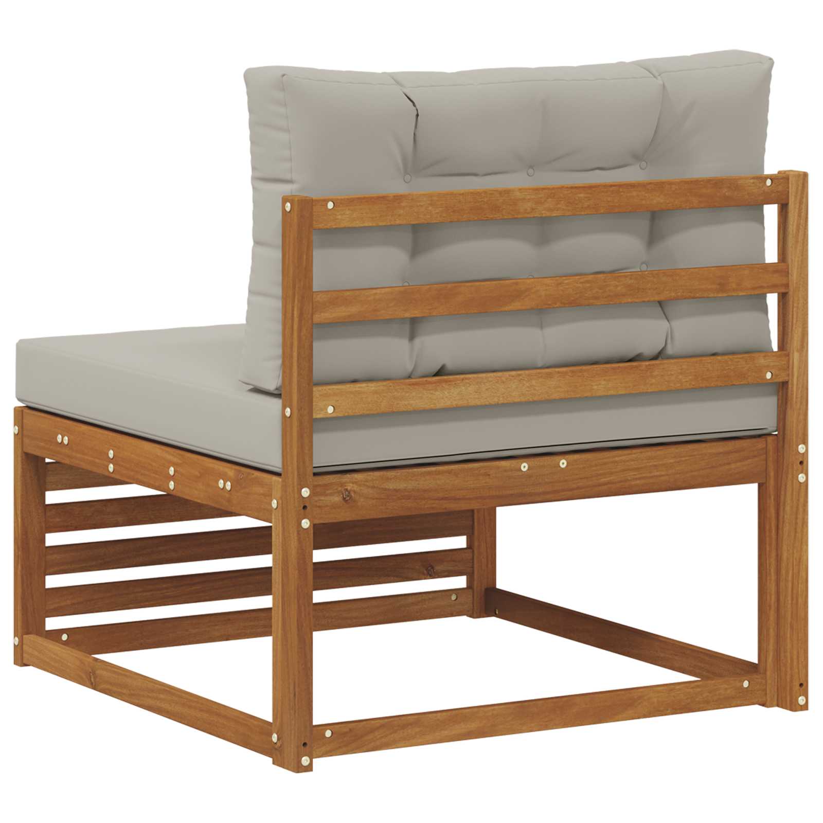 vidaXL Sofa środkowa na zewnątrz Lite Drewno Akacji Naturalny