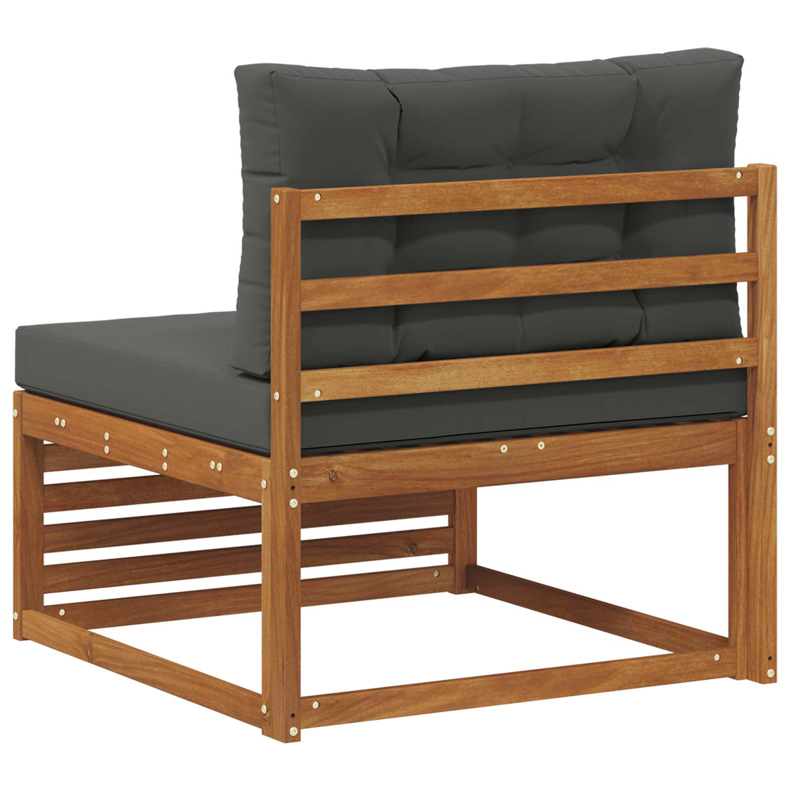 vidaXL Sofa środkowa na zewnątrz Lite Drewno Akacji Naturalny