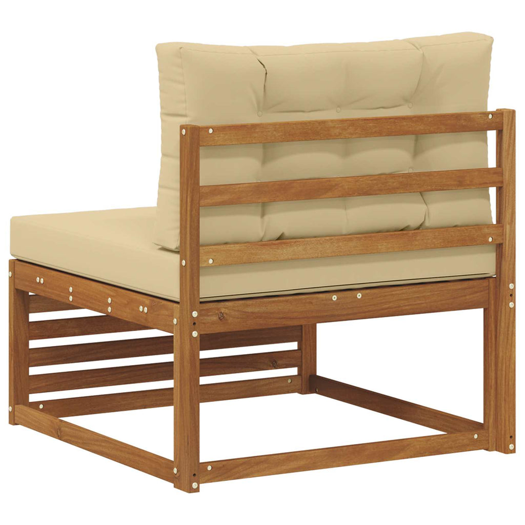 vidaXL Sofa środkowa na zewnątrz Lite Drewno Akacji Naturalny