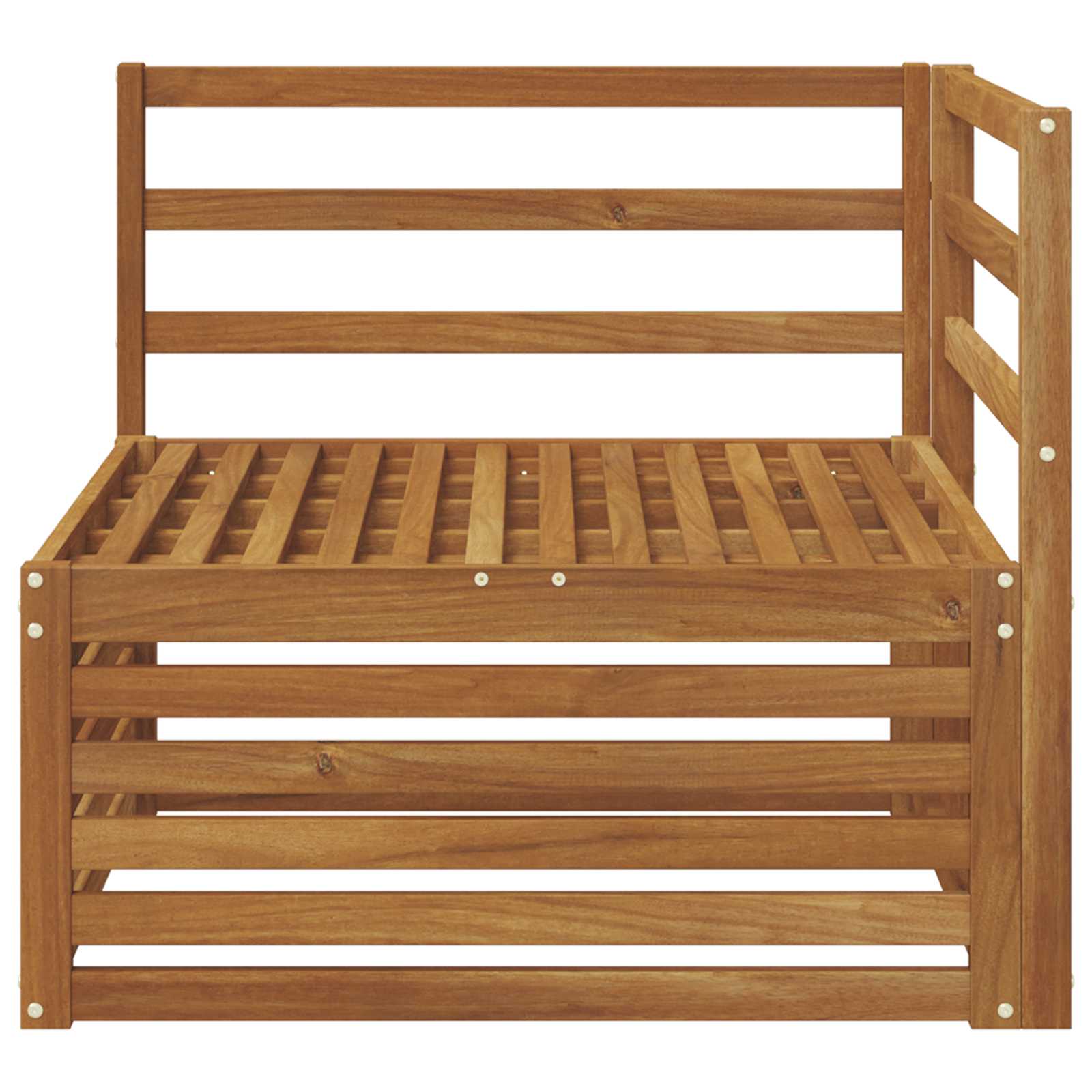 vidaXL Sofa narożna na zewnątrz Lite Drewno Akacji Naturalny