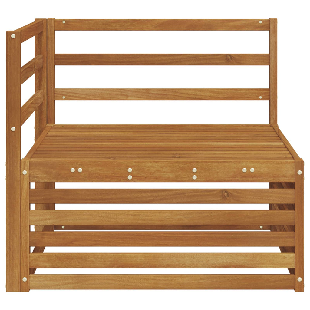 vidaXL Sofa narożna na zewnątrz Lite Drewno Akacji Naturalny