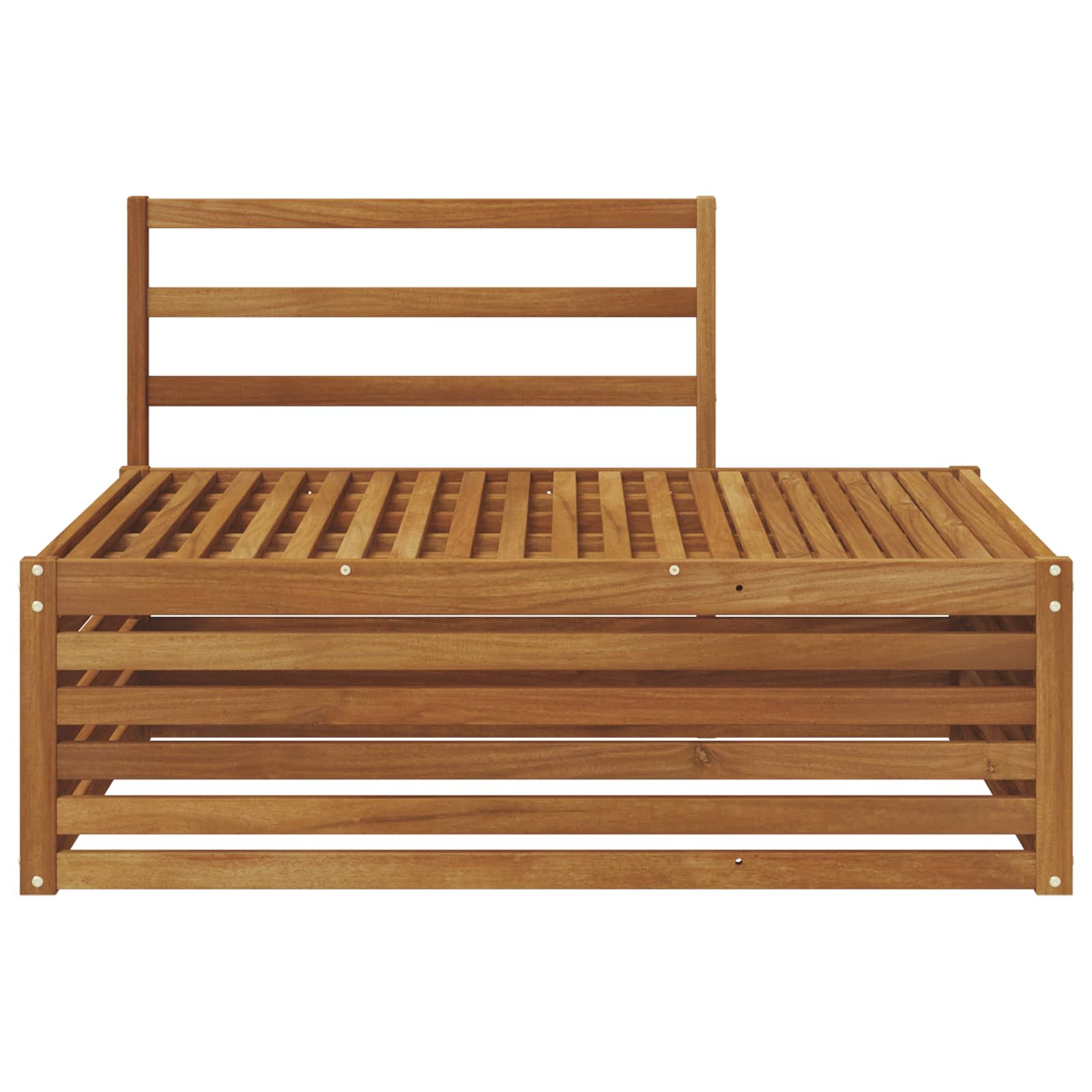 vidaXL Sofa końcowa na zewnątrz Naturalny 115 x 83 x 73 cm
