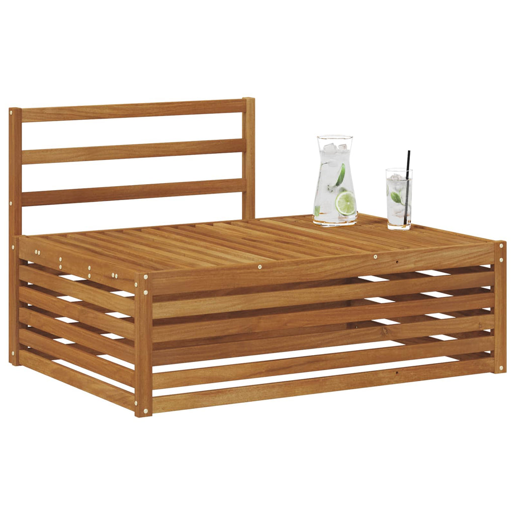 vidaXL Sofa końcowa na zewnątrz Naturalny 115 x 83 x 73 cm