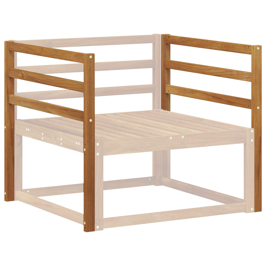 vidaXL Podłokietnik 2 pcs naturalny 79 x 4 x 73 cm Lite Drewno Akacji