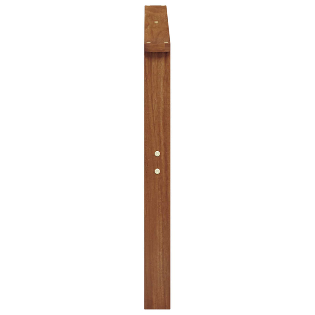 vidaXL Podłokietnik 2 szt. naturalny 80 x 6 x 61 cm Lite Drewno Akacji