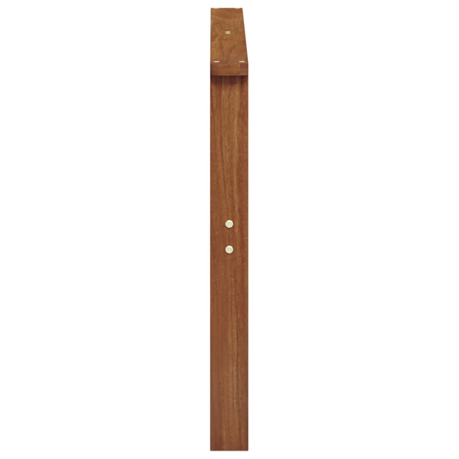 vidaXL Podłokietnik 2 szt. naturalny 80 x 6 x 61 cm Lite Drewno Akacji