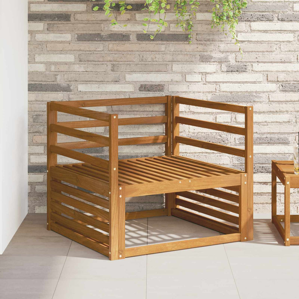 vidaXL Podłokietnik 2 szt. naturalny 79 x 4 x 73 cm Lite Drewno Akacji