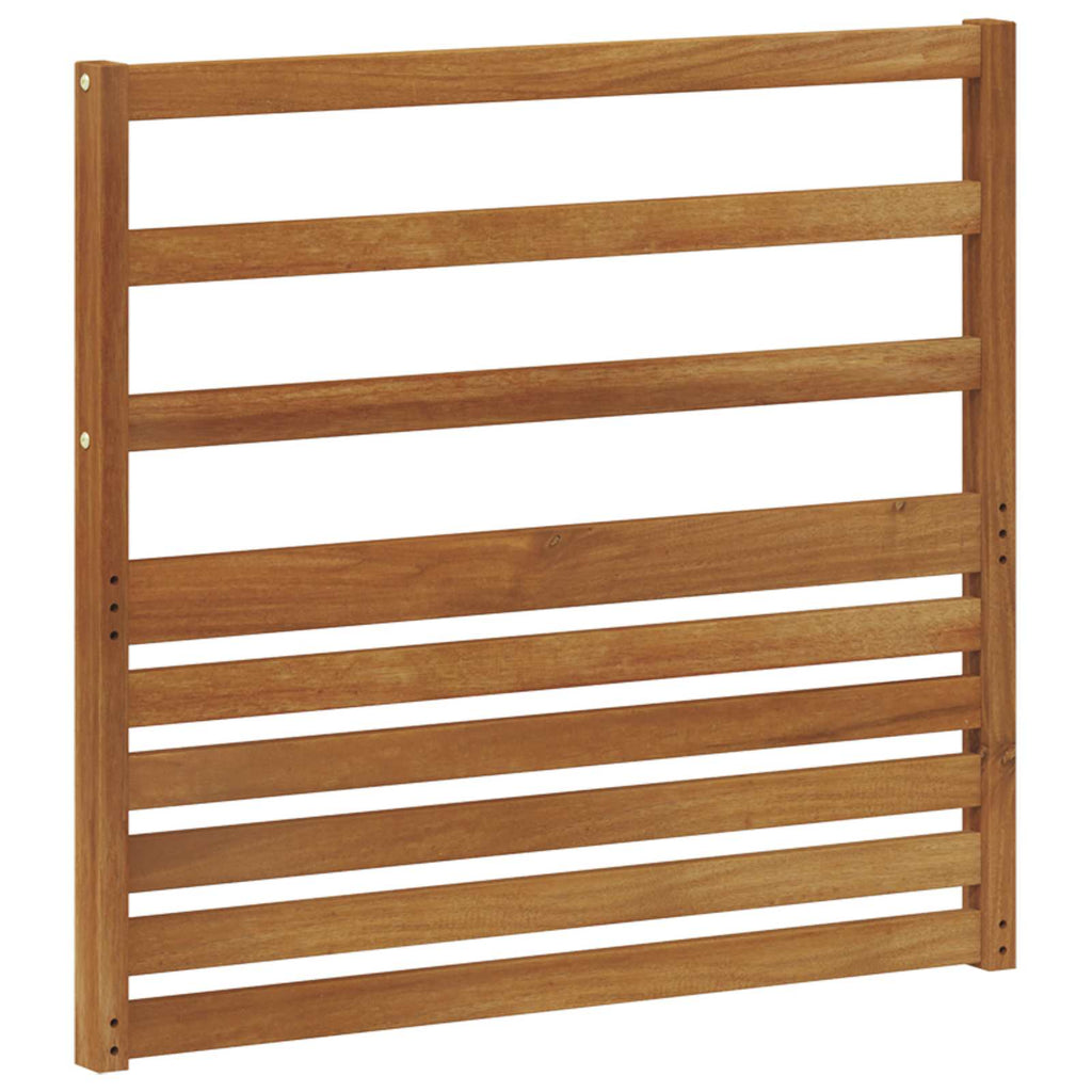 vidaXL Podłokietnik 2 szt. naturalny 79 x 4 x 73 cm Lite Drewno Akacji