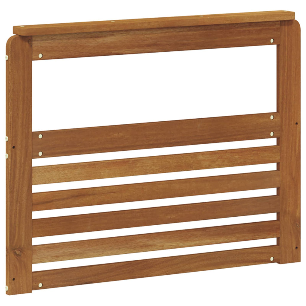 vidaXL Podłokietnik 2 szt. naturalny 79 x 6 x 61 cm Lite Drewno Akacji