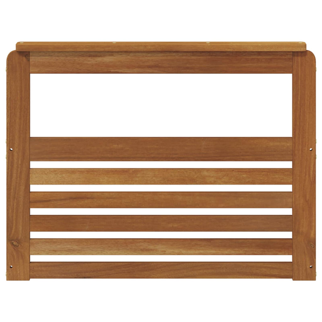 vidaXL Podłokietnik 2 szt. naturalny 79 x 6 x 61 cm Lite Drewno Akacji