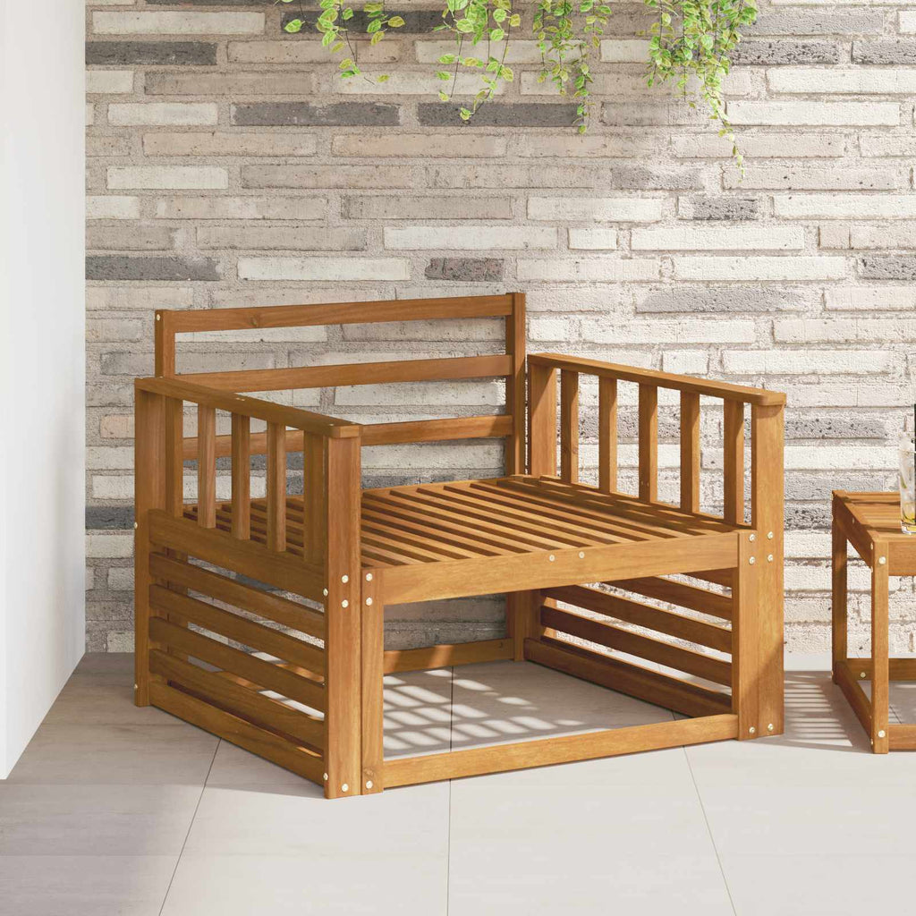 vidaXL Podłokietnik 2 szt. naturalny 80 x 6 x 61 cm Lite Drewno Akacji