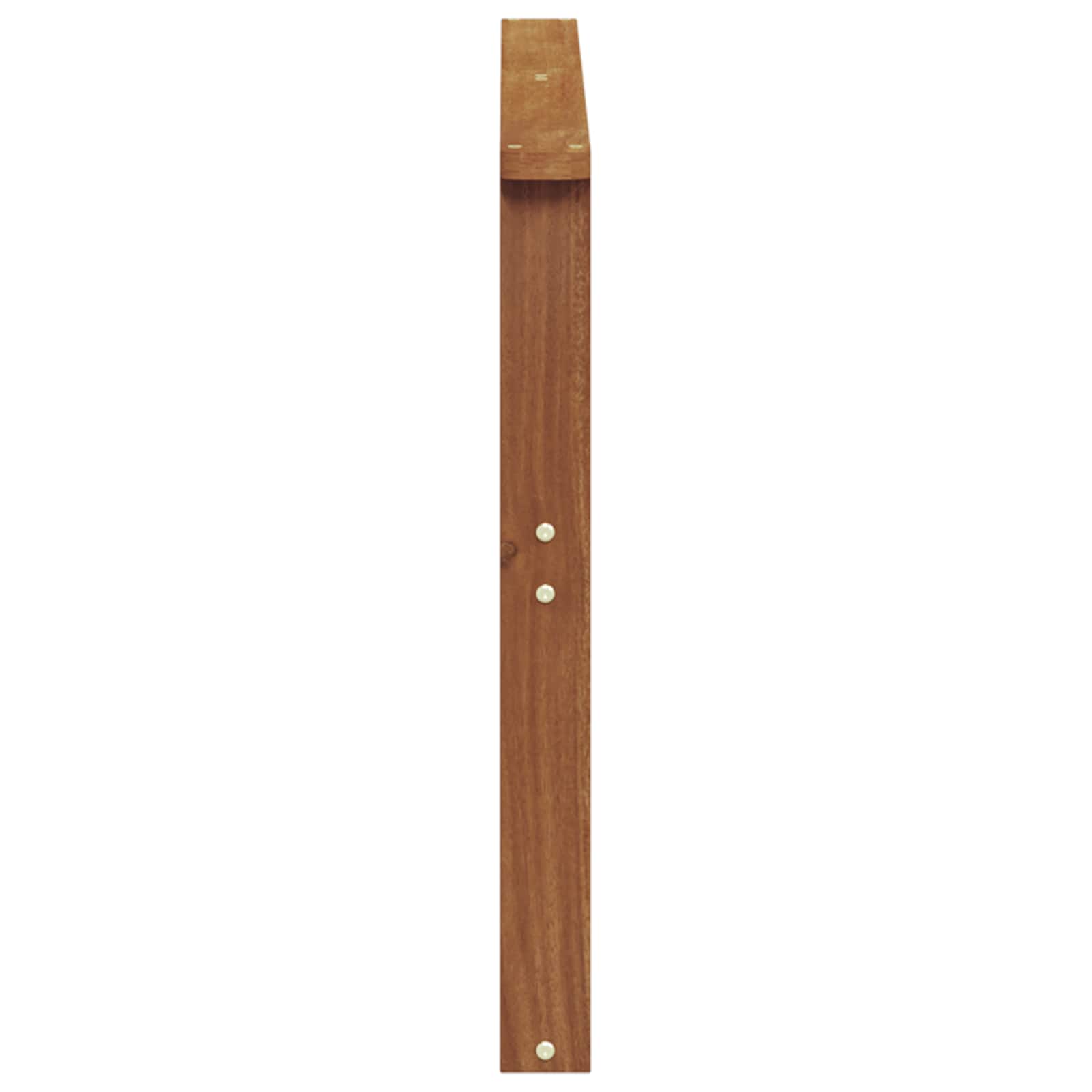 vidaXL Podłokietnik 2 szt. naturalny 80 x 6 x 61 cm Lite Drewno Akacji