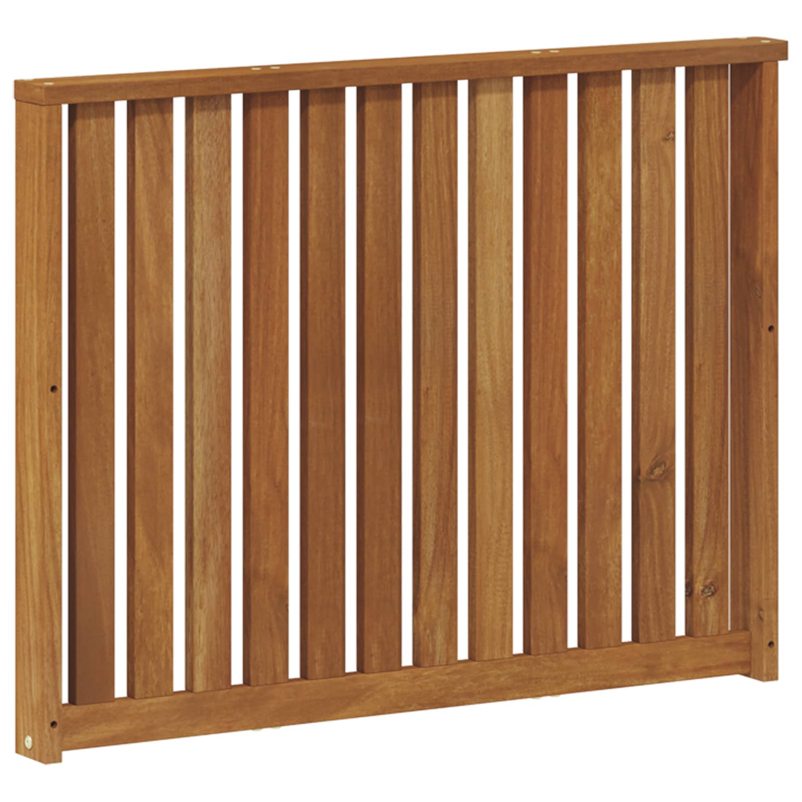 vidaXL Podłokietnik 2 szt. naturalny 80 x 6 x 61 cm Lite Drewno Akacji