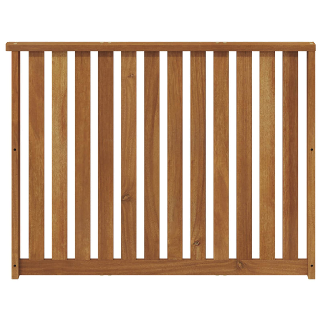 vidaXL Podłokietnik 2 szt. naturalny 80 x 6 x 61 cm Lite Drewno Akacji