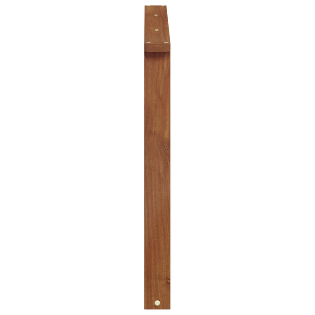 vidaXL Podłokietnik 2 szt. naturalny 80 x 6 x 61 cm Lite Drewno Akacji