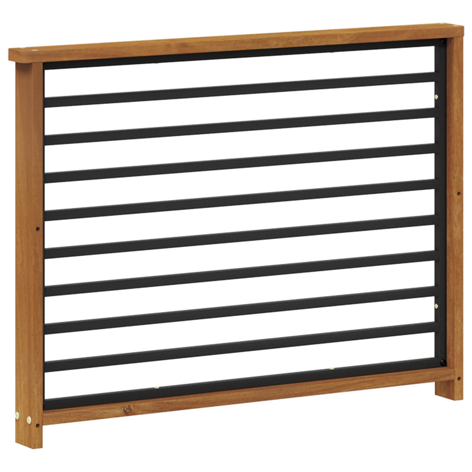vidaXL Podłokietnik 2 szt. naturalny 80 x 6 x 61 cm Lite Drewno Akacji