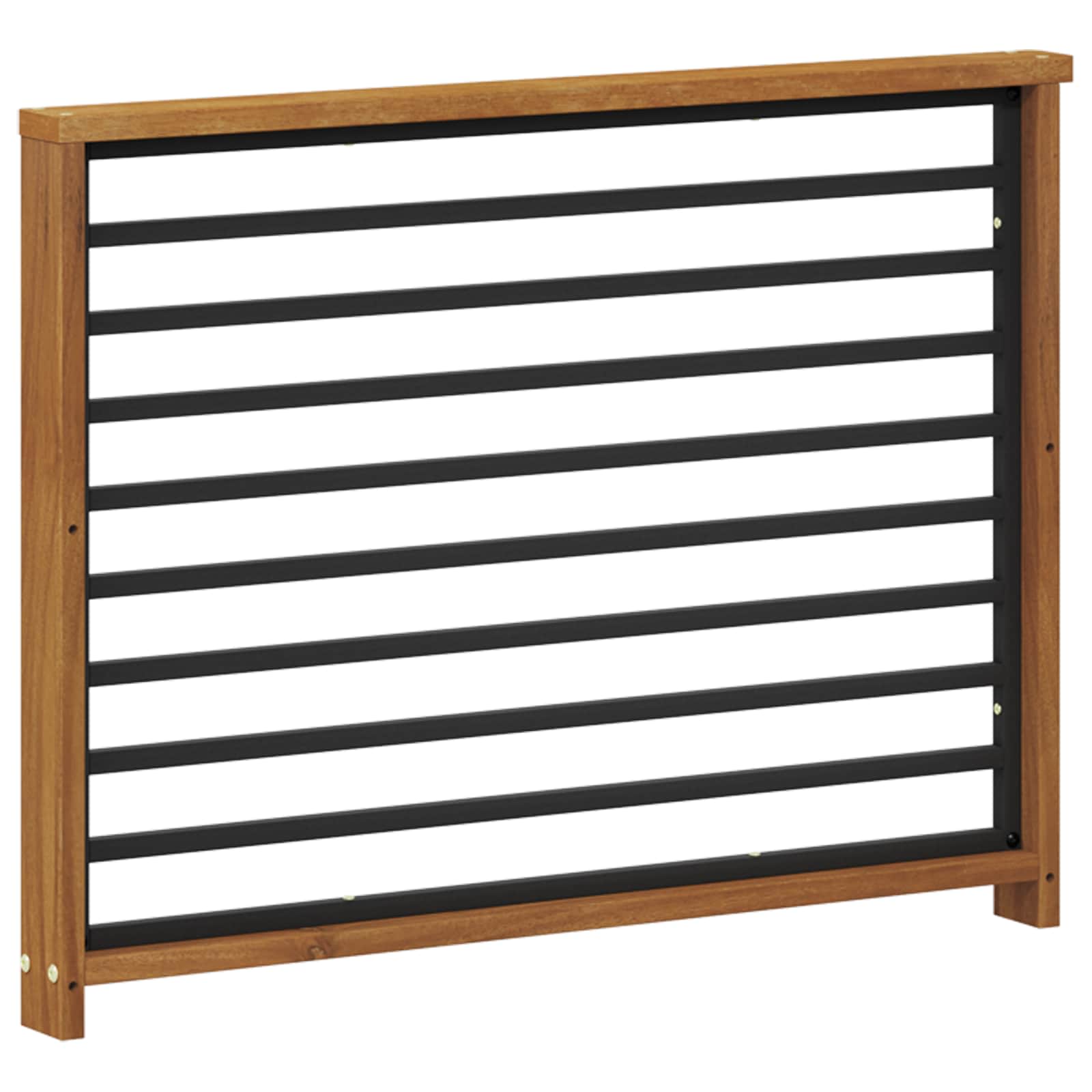 vidaXL Podłokietnik 2 szt. naturalny 80 x 6 x 61 cm Lite Drewno Akacji