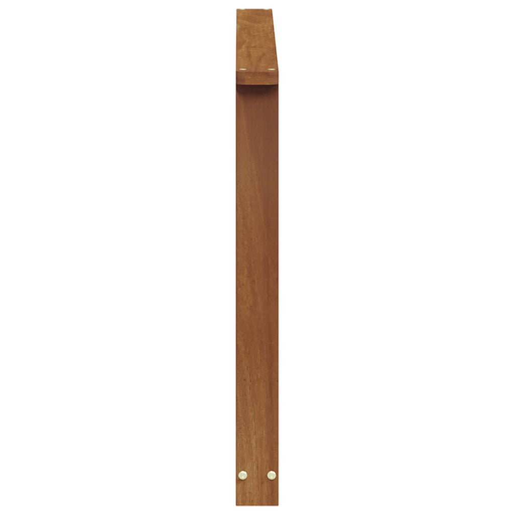vidaXL Podłokietnik 2 szt. naturalny 80 x 6 x 61 cm Lite Drewno Akacji