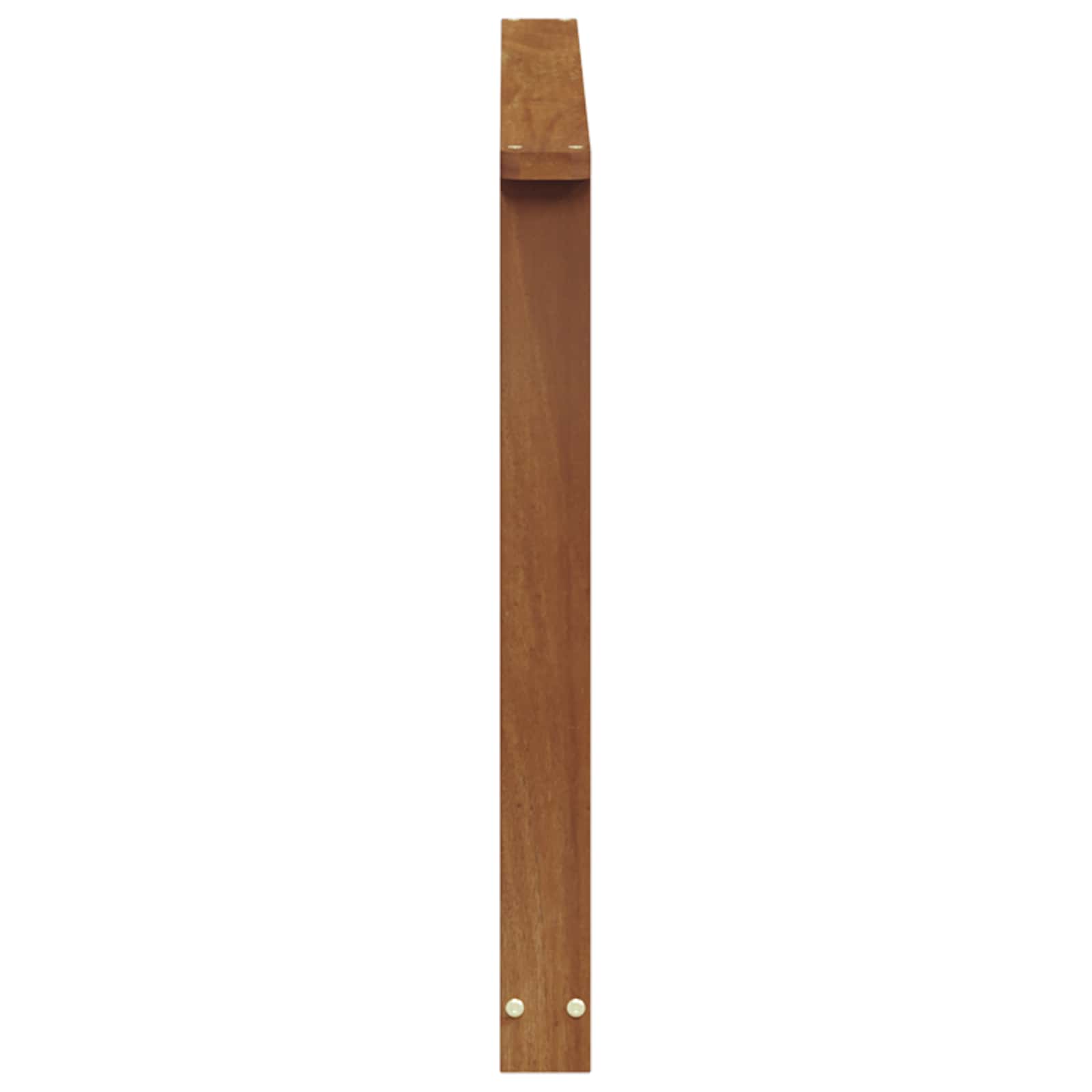 vidaXL Podłokietnik 2 szt. naturalny 80 x 6 x 61 cm Lite Drewno Akacji