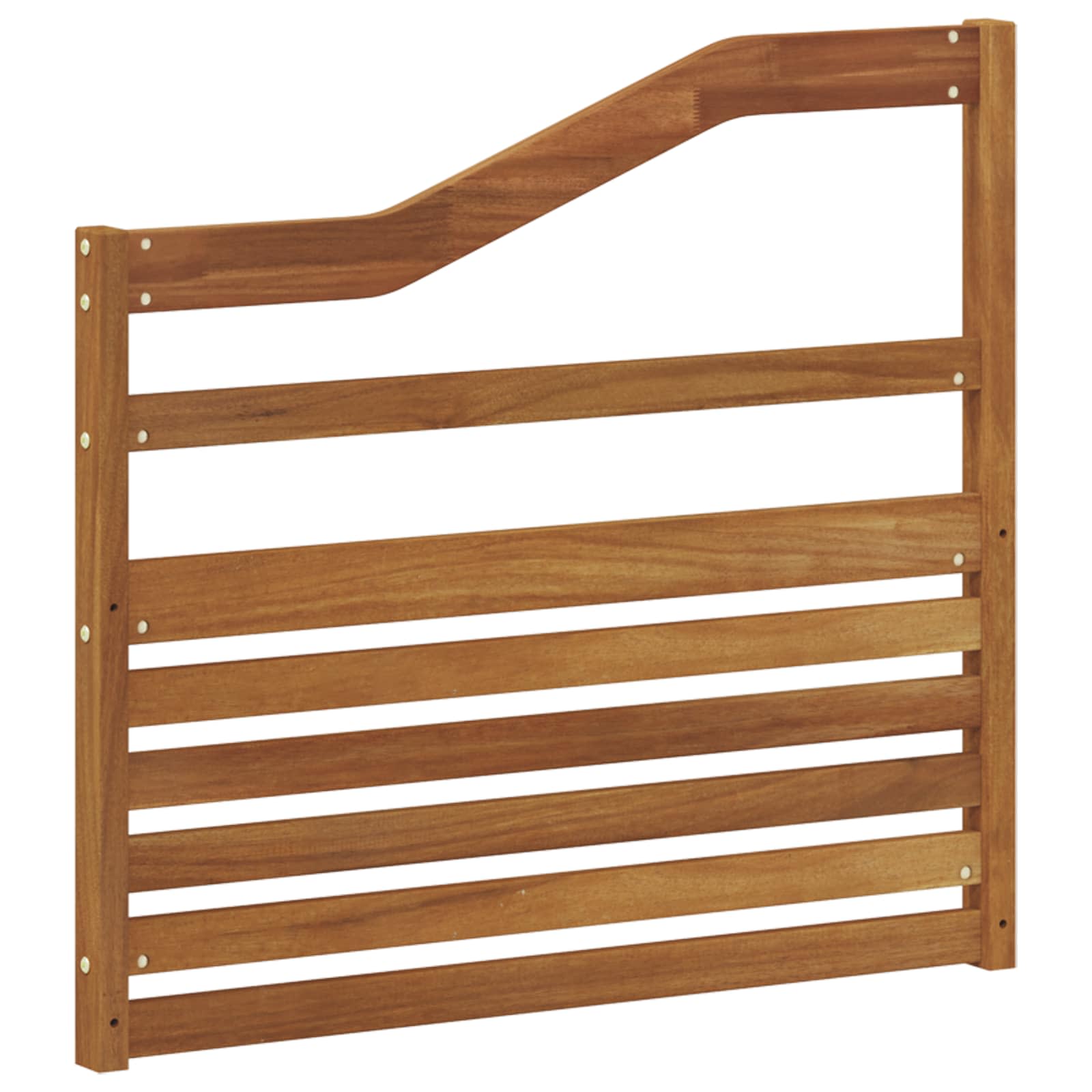 vidaXL Podłokietniki 2 pcs Brązowy 79 x 4 x 73 cm