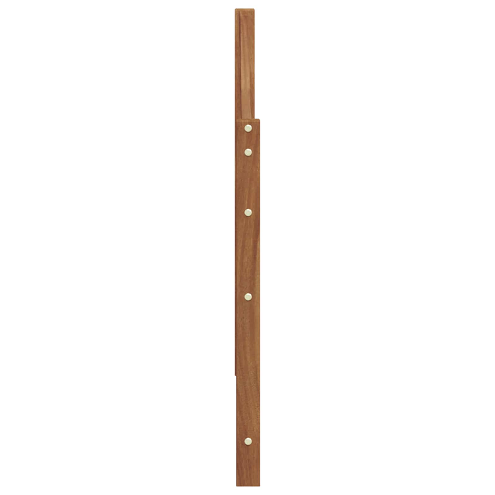 vidaXL Podłokietniki 2 pcs Brązowy 79 x 4 x 73 cm