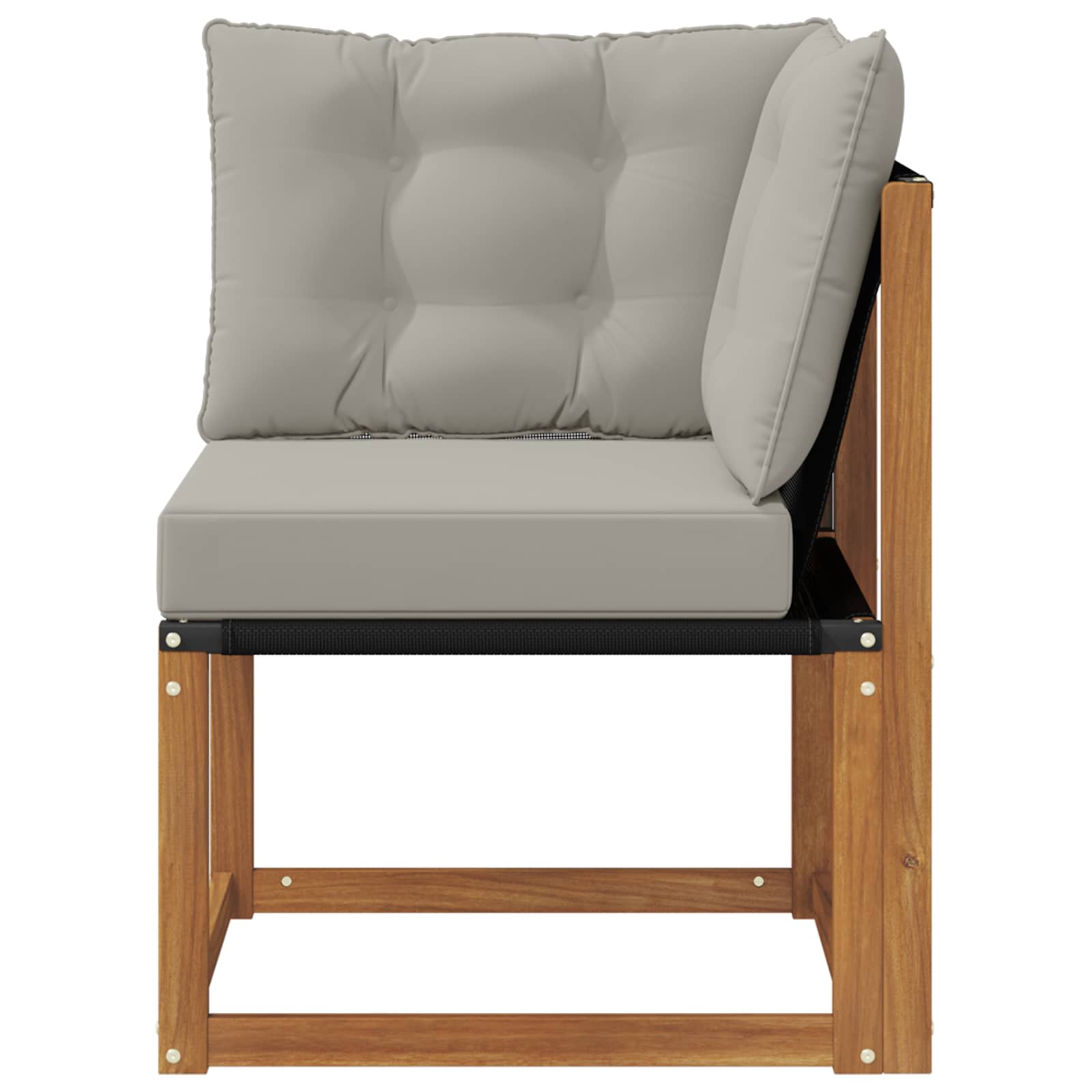 vidaXL Sofa narożna na zewnątrz