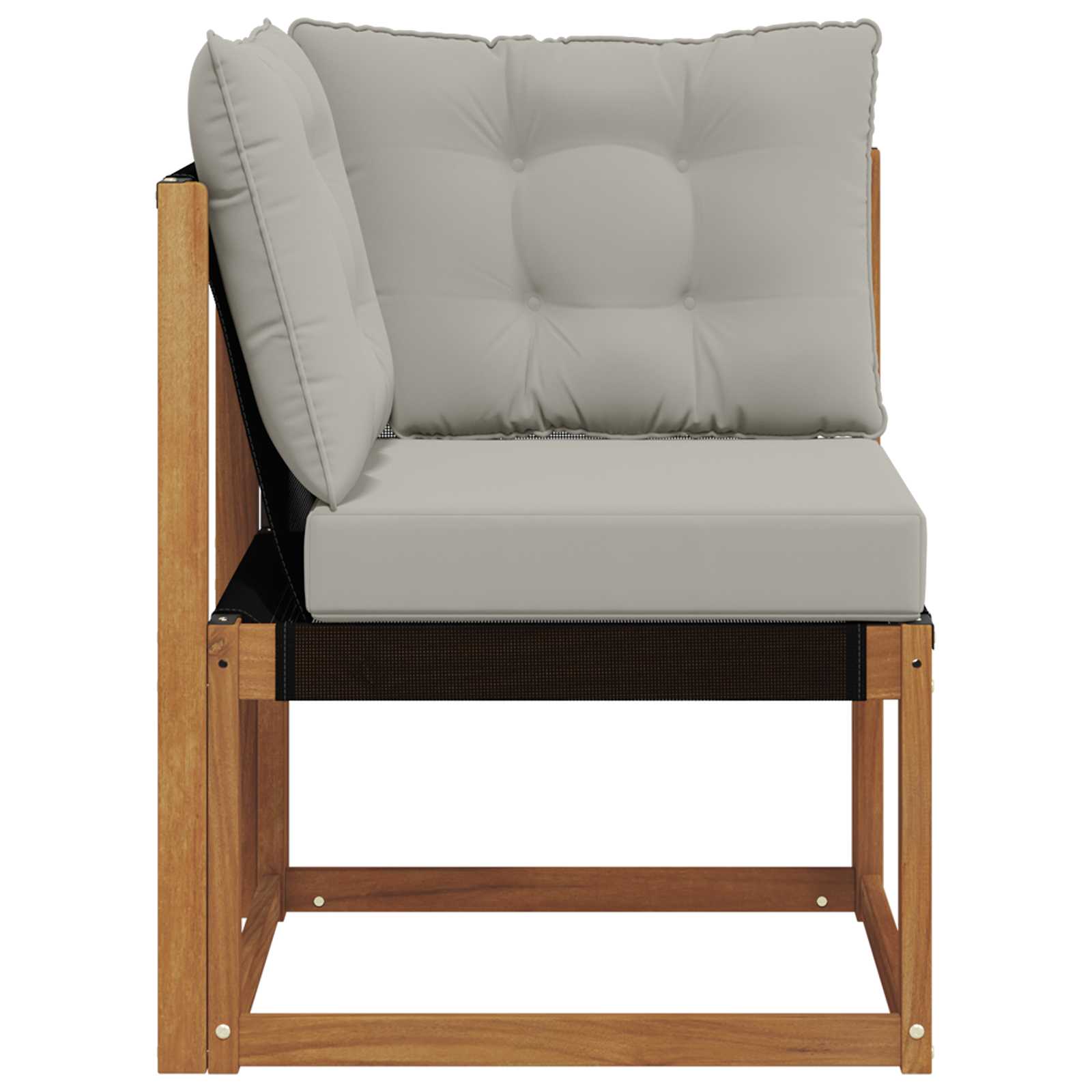 vidaXL Sofa narożna na zewnątrz