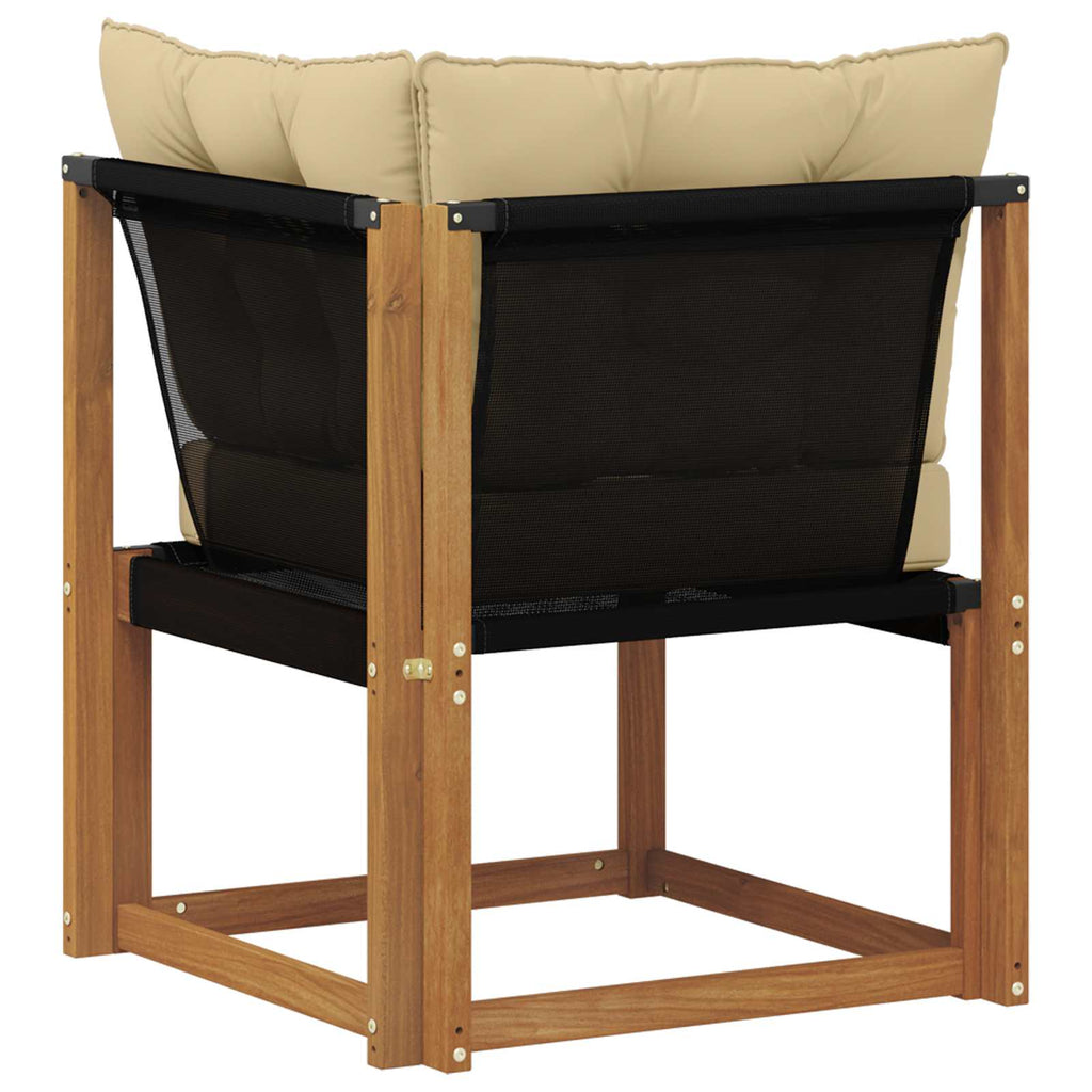 vidaXL Sofa narożna na zewnątrz