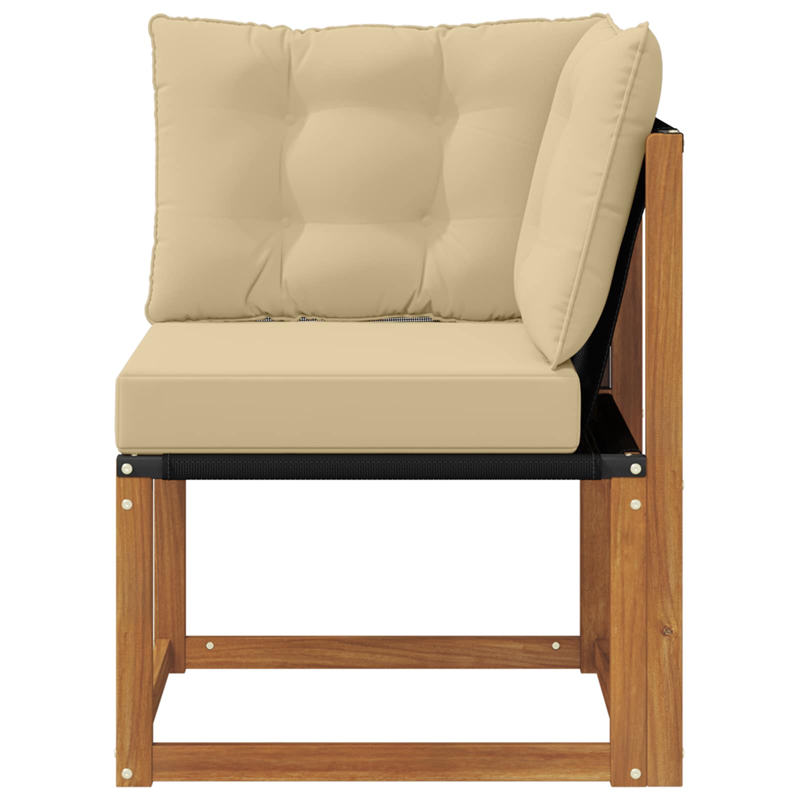 vidaXL Sofa narożna na zewnątrz