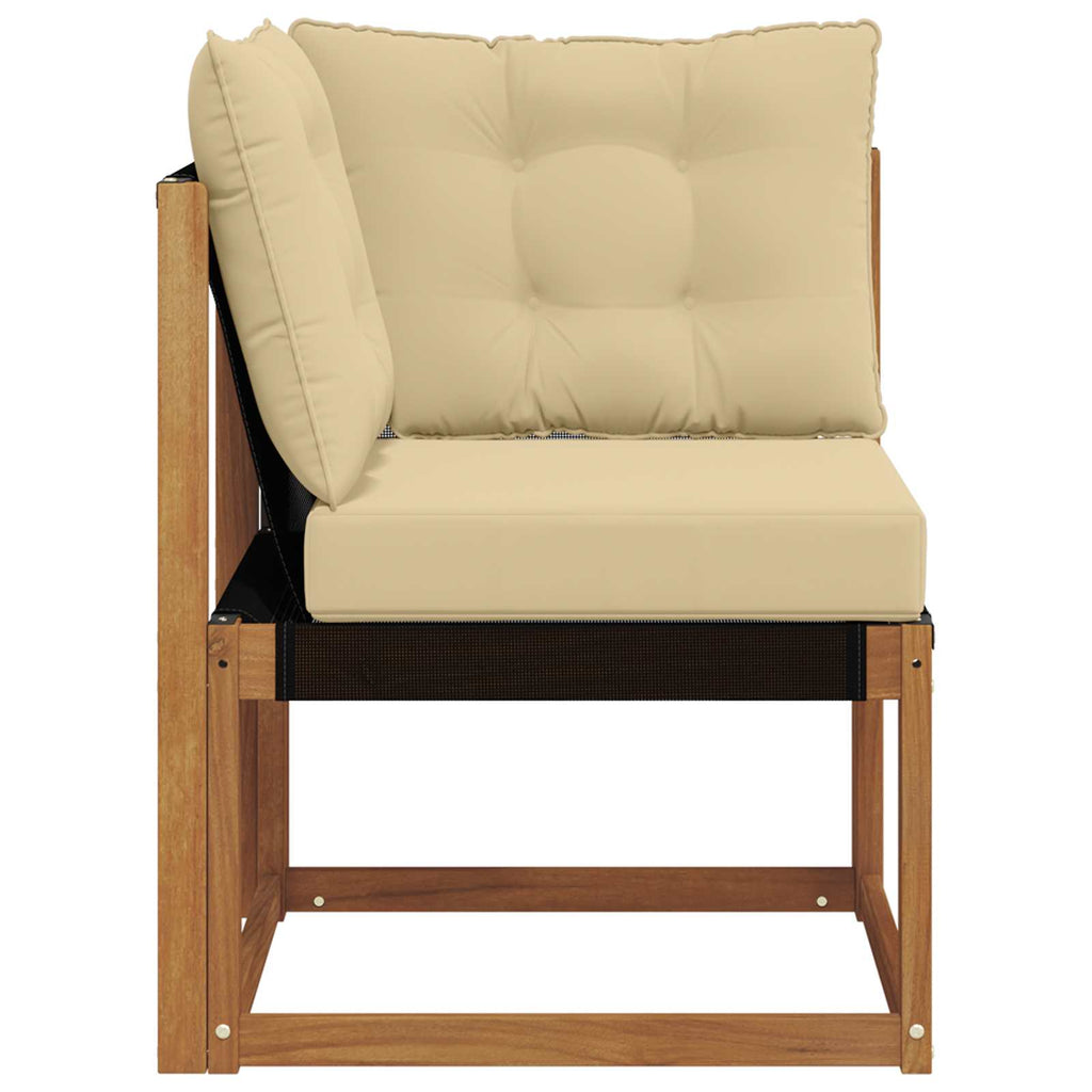 vidaXL Sofa narożna na zewnątrz