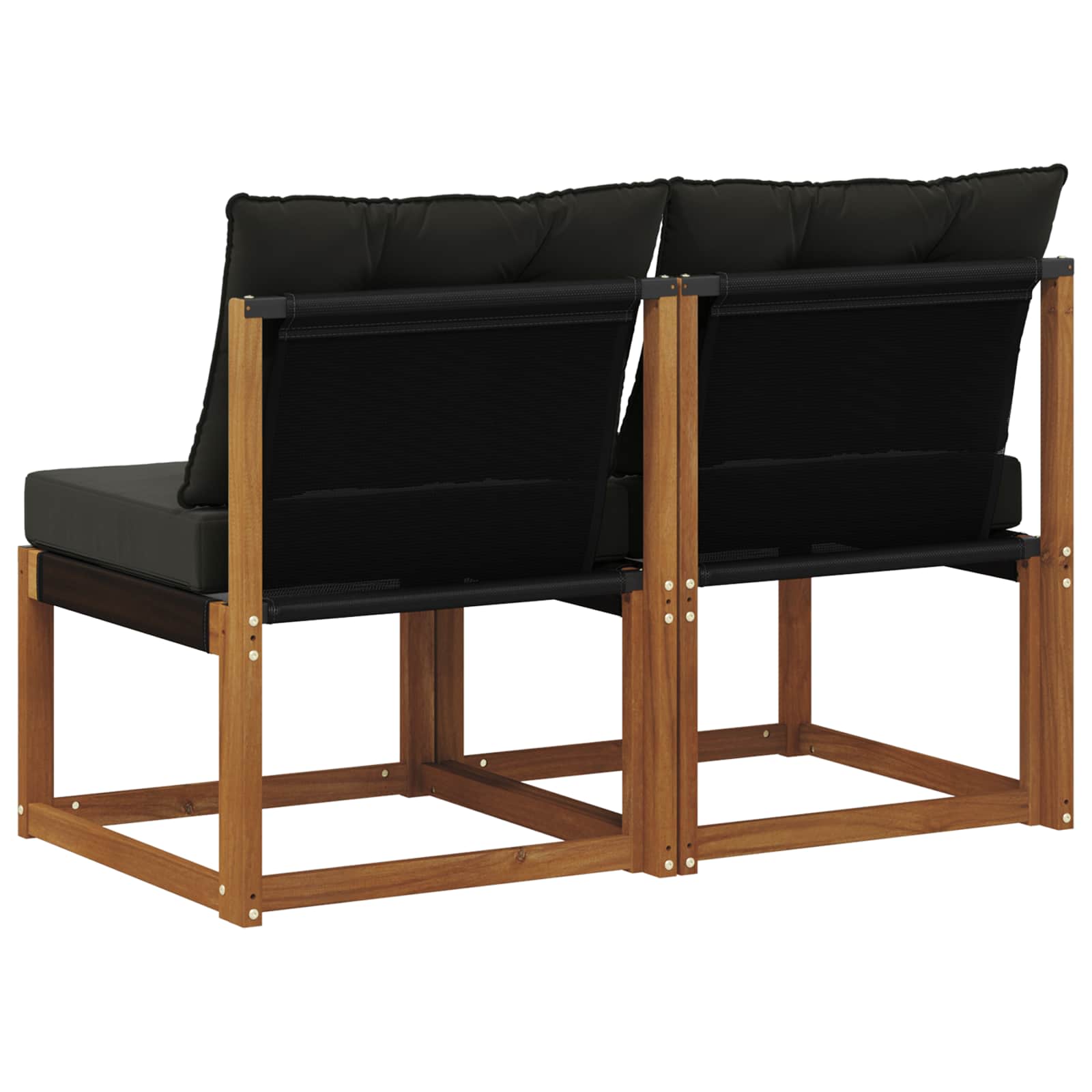 vidaXL 2 Sztuka Sofa środkowa na zewnątrz