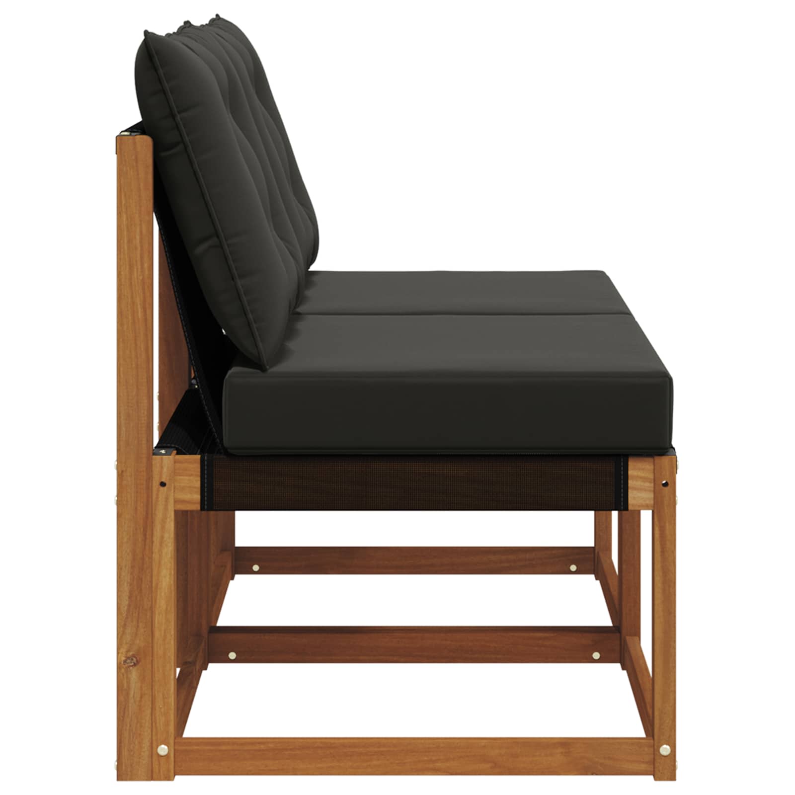vidaXL 2 Sztuka Sofa środkowa na zewnątrz