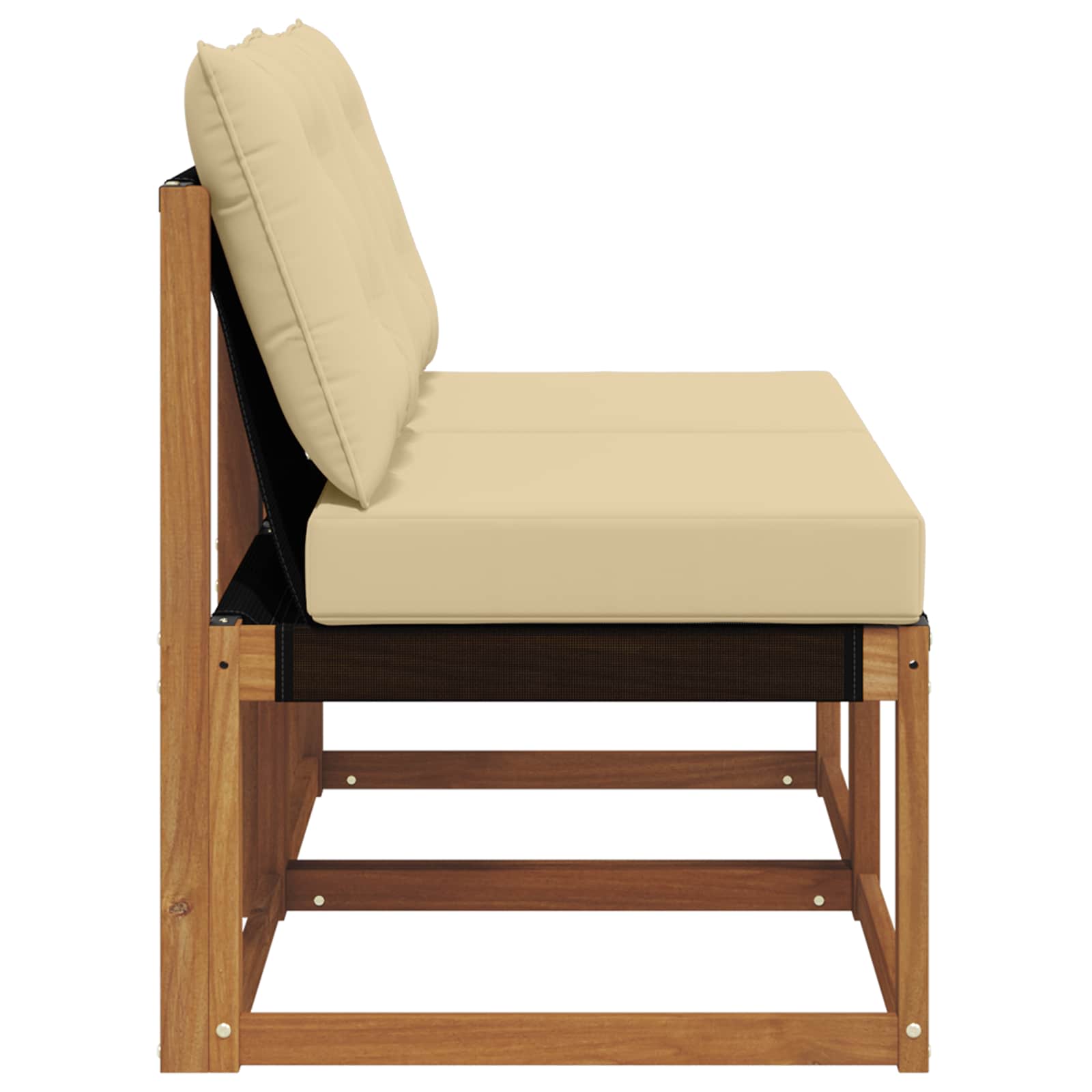 vidaXL 2 Sztuka Sofa środkowa na zewnątrz
