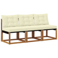 vidaXL 3 Sztuka Sofa środkowa na zewnątrz