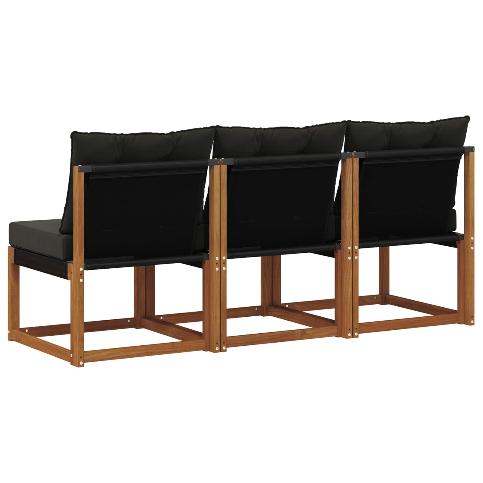 vidaXL 3 Sztuka Sofa środkowa na zewnątrz