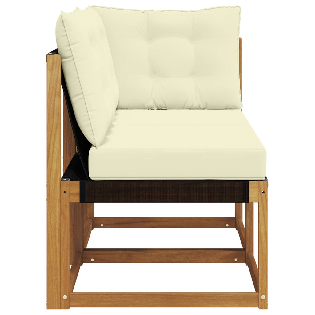 vidaXL Modułowa sofa na zewnątrz z poduszką 2 Sztuka Naturalny