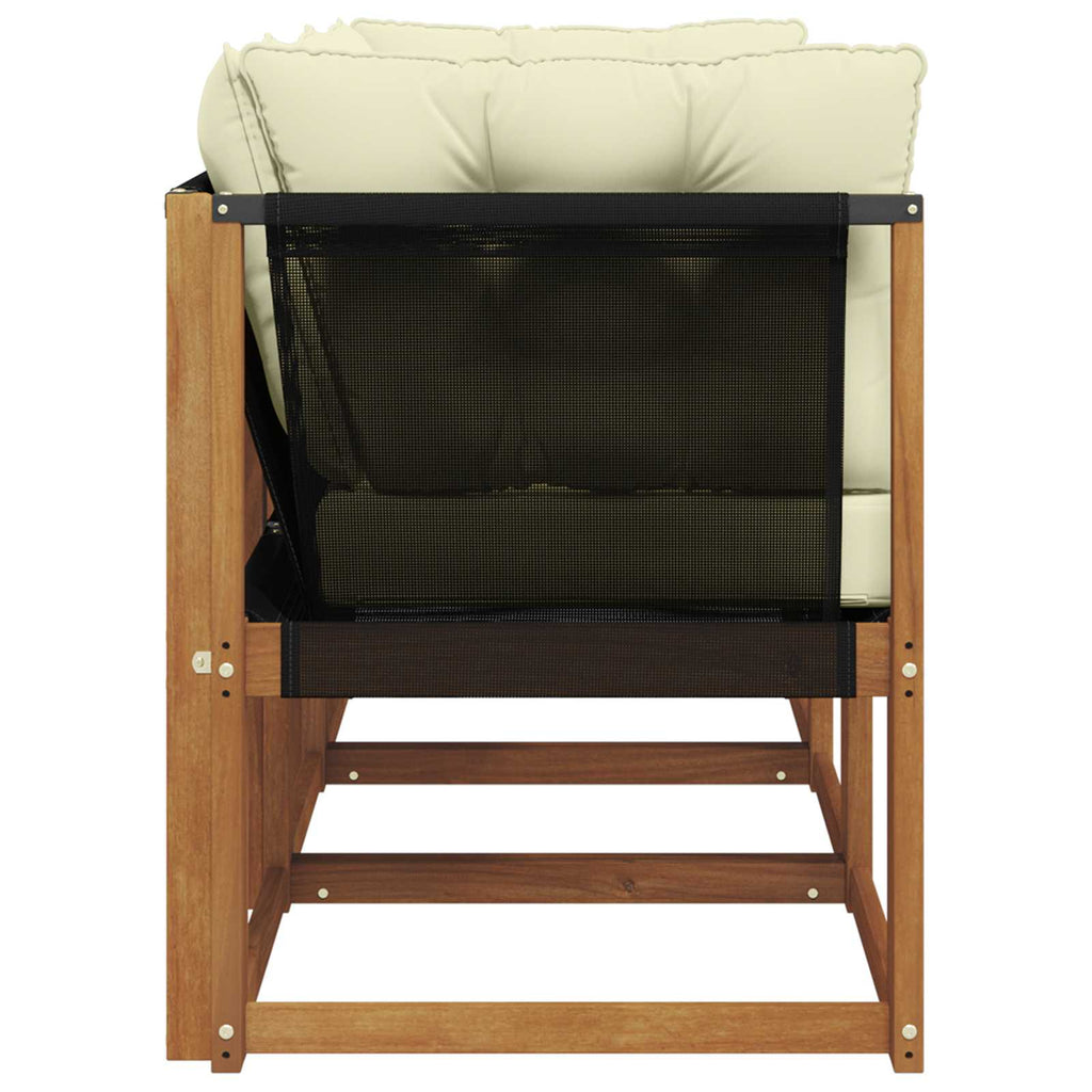 vidaXL Modułowa sofa na zewnątrz z poduszką 3 Sztuka Naturalny