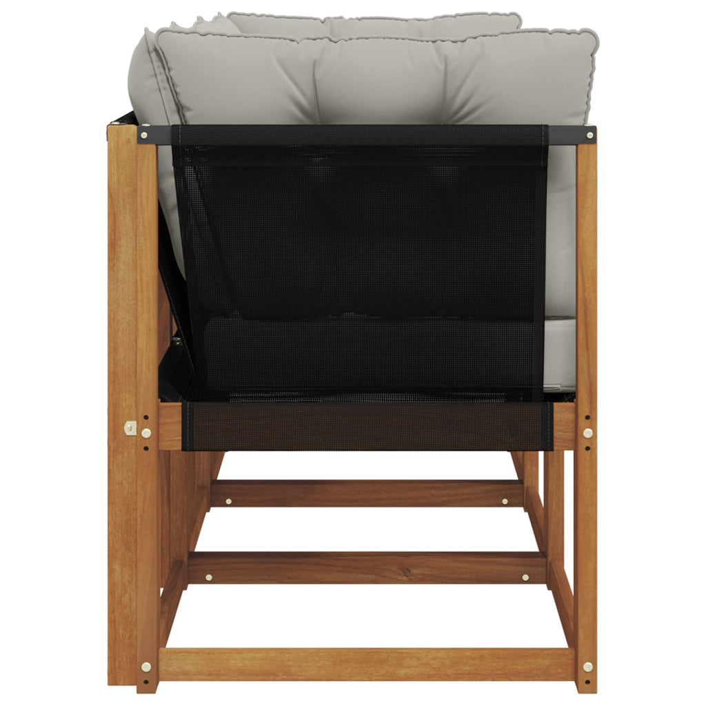 vidaXL Modułowa sofa na zewnątrz z poduszką 3 Sztuka Naturalny
