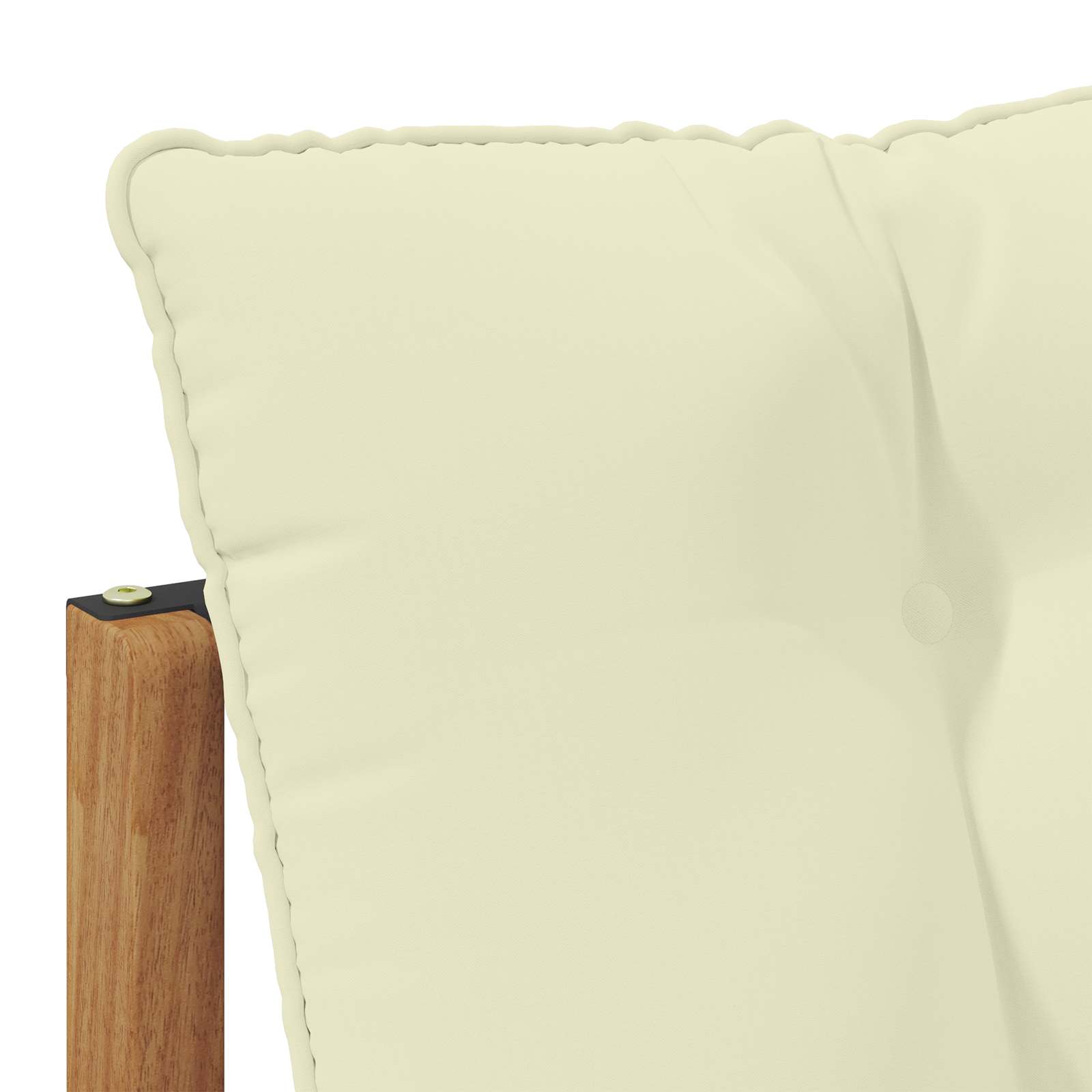 vidaXL 2 Sztuka Środkowa sofa ogrodowa Drewno akacji i tekstylen