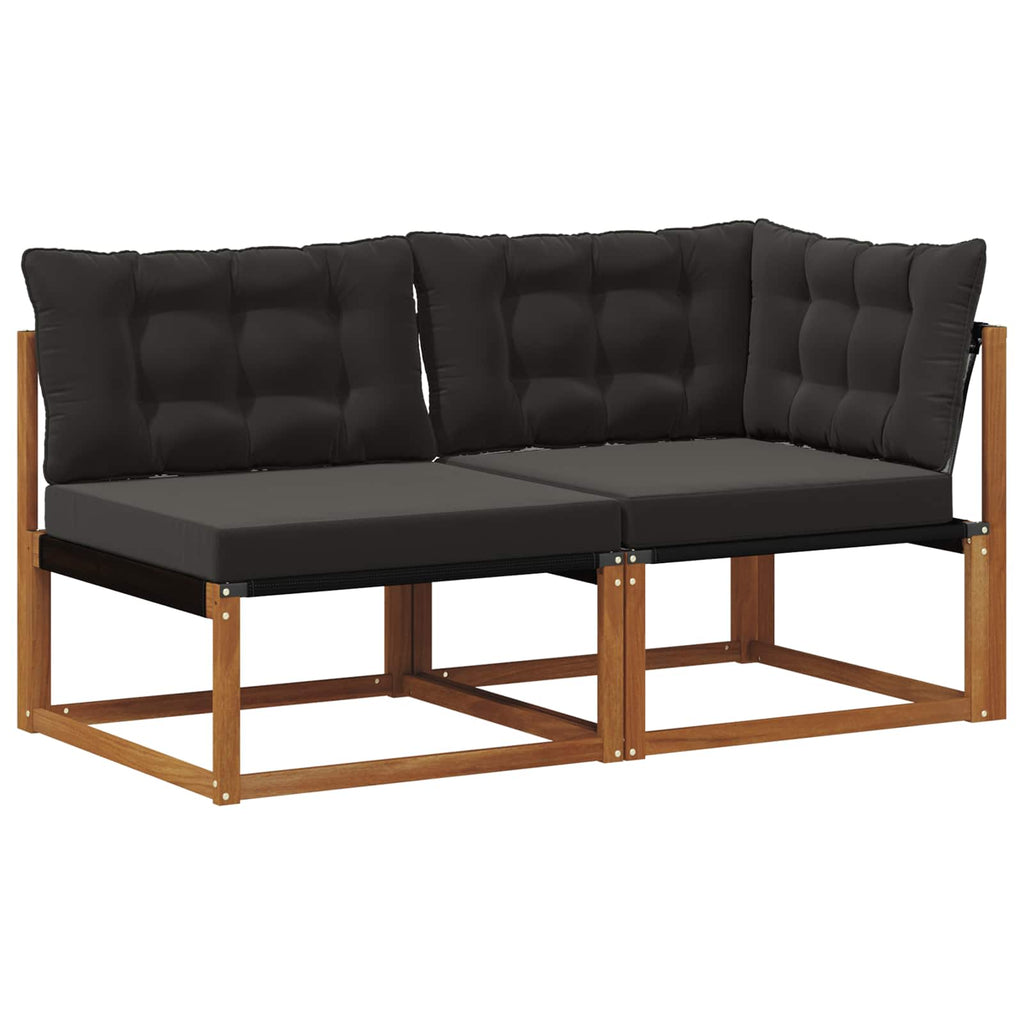 vidaXL Modułowa sofa na zewnątrz z poduszką 7 Sztuka Naturalny