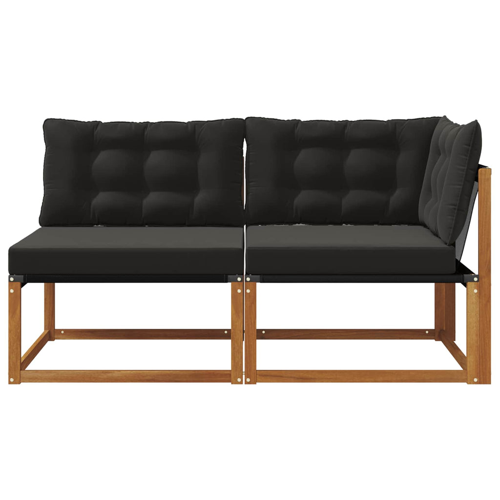 vidaXL Modułowa sofa na zewnątrz z poduszką 7 Sztuka Naturalny