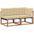 vidaXL Modułowa sofa na zewnątrz z poduszką 7 Sztuka Naturalny