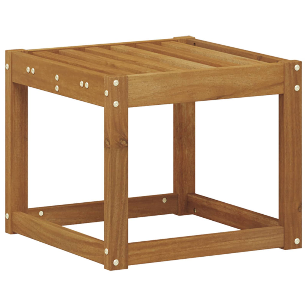 vidaXL Ławka Stołowa Naturalny 43 x 43 x 37 cm Lite Drewno Akacji