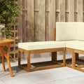 vidaXL Stoolbench na zewnątrz Naturalny i Kremowy 79 x 43 x 37 cm