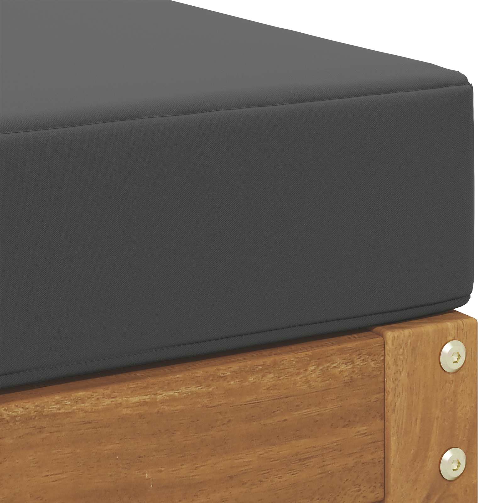 vidaXL Stoolbench na zewnątrz Naturalny i Antracytowy 115 x 43 x 45 cm