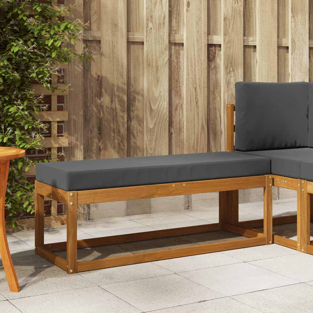vidaXL Stoolbench na zewnątrz Naturalny i Antracytowy 115 x 43 x 45 cm